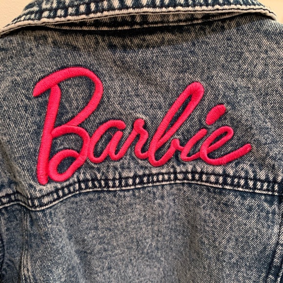 Blue Jean Barbie Jacket Girls Size Medium - Picture 6 of 7